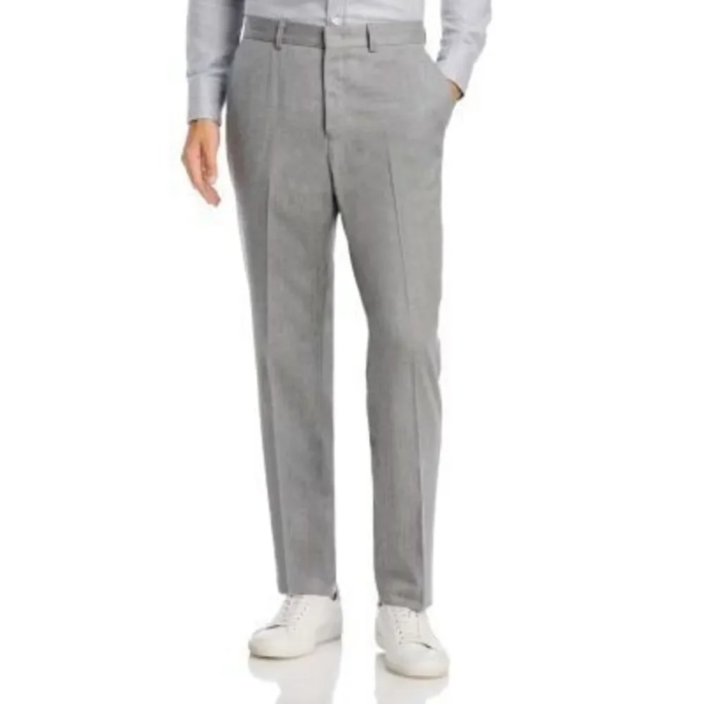Vince Men's Gray Wool & Silk Light Flannel Slim Fit Suit Pants 30R RTL: $298.00